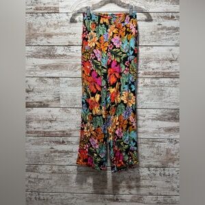 O'Neill Johnny Reina Pants Girls tropical flowy beach pant with elastic waist L